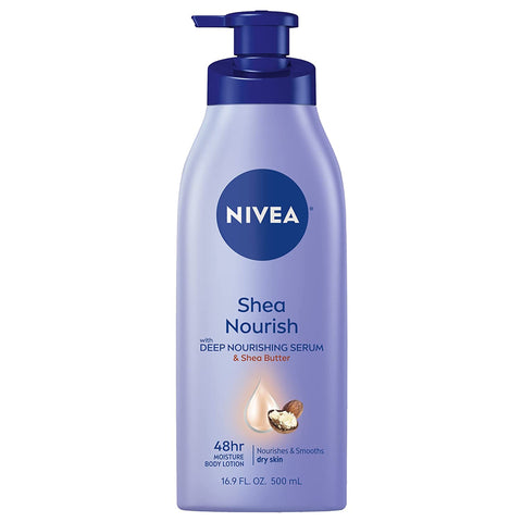 Hand and Body Moisturizer Nivea® Shea Nourish 16.9 oz. Pump Bottle Scented Lotion MK-1231868