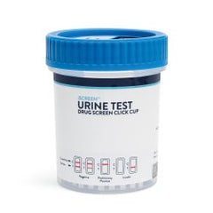 Drugs of Abuse Test Kit iScreen® DX AMP, BAR, BUP, BZO, COC, mAMP/MTD, MET, MOP(OPI300), OXY, (CR, NI, OX, pH, SG) 25 Tests CLIA Waived BOX OF 25 MK-1232307