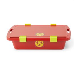 Instrument Transport Container with Lid Biohazard Tray Plastic 8 X 19 X 29 Inch Each MK-1232516