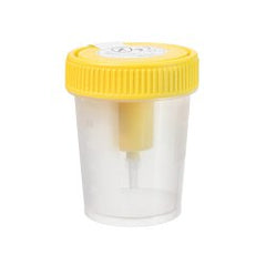 Urine Specimen Container with Integrated Transfer Device 100 mL (3.4 oz.) Screw Cap Patient Information NonSterile CASE OF 300 MK-1232826