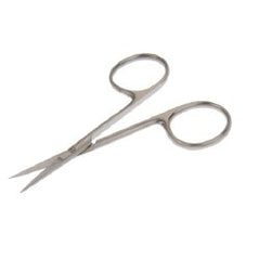 Iris Scissors Symmetry® 4 Inch Length OR / Surgical Grade Stainless Steel NonSterile Finger Ring Handle Straight Sharp Tip / Sharp Tip EACH MK-1233012