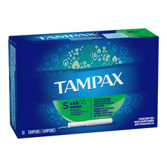 Tampon Tampax® Super A Individually Wrapped  APPL SUPER UNSCENTED (10/BX) MK-1233144