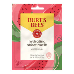 Facial Moisturizer Burt's Bees® Hydrating Sheet Mask 0.33 oz. Individual Packet Watermelon Scent Mask (6/CT) MK-1233959
