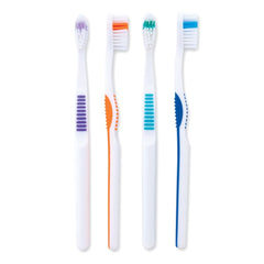 Toothbrush SmileCare™ Premium Purple / Teal / Orange / Blue Adult Nylon  ADLT (144/BX) D/S MK-1234108
