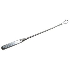 Uterine Curette MedGyn Sims 11 Inch Length Hollow Handle with Grooves Size 3 Tip Sharp Teardrop Loop Tip Each MK-1234125