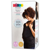 Baby Carrier Shirt NuRoo® Pocket Large / X-Large Black Without Pockets Short Sleeve Female MK-1234365