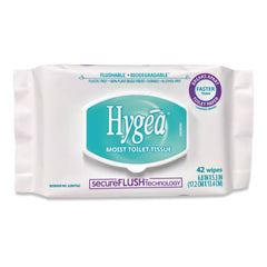 Flushable Personal Wipe Hygea® Soft Pack Scented 42 Count MOIST (42/PK 12PK/CS) MK-1234899