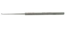 Ear Curette BR Surgical Buck Hexagonal Handle Size 00 Tip Sharp Angled Loop Tip Each MK-1235014