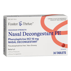 Sinus Relief Foster & Thrive™ 10 mg Strength Tablet 36 per Bottle - 1235085