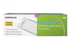 Sterilization Pouch UniPack Ethylene Oxide (EO) Gas / Steam 2-1/4 X 5 Inch Self Seal Paper / Film  (200/BX16BX/CS) MK-1235134