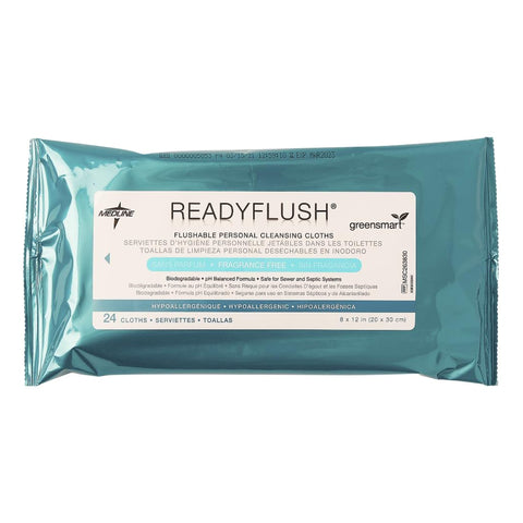 Flushable Personal Wipe ReadyFlush® Soft Pack Unscented 24 Count (24/PK 24PK/CS) MK-1235717