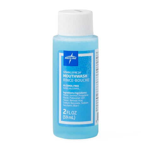 Mouthwash Medline SparkleFresh™ 2 oz. Mint Flavor  (96/CS) ALCOHOL-FREE 2OZ (96/CS) MK-1235720