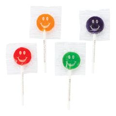 Lollipop Smile Tongue Tattoo Orange, Cherry, Grape, and Watermelon Flavors, 1 Inch Pop, 3 Inch Stick (100/PK) MK-1236386