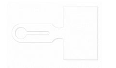 Multipurpose Tag Ident-Alert® Write On White 4 X 6-7/16 Inch 1000 per Pack  INDENT-ALERTWHT 4"X6 7/16" (1000/CS) MK-1237371