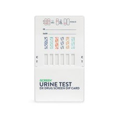 Drugs of Abuse Test Kit iScreen® DX AMP1000, COC300, OPI2000, PCP25, THC50 25 Tests CLIA Waived BOX OF 25 MK-1246872