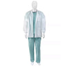 McKesson Lab Coat White Small Knee Length 3-Layer SMS Disposable MK-1238275