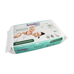 Baby Wipe Bambo® Nature Soft Pack Unscented 64 Count (64/PK 12PK/CS) MK-1238301