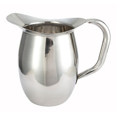 Pitcher Winco® Hot / Cold 64 oz. Silver  DELUXE BELL WINCO S/STL 2QT D/S MK-1238552