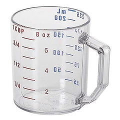 Measuring Cup Cambro Polycarbonate DRY CAMWEAR CLR 8OZ D/S MK-1238586