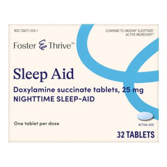 McKesson  Sleep Aid Foster & Thrive® 32 per Box Tablet 25 mg Strength - M-1238971-468 | Box of 32