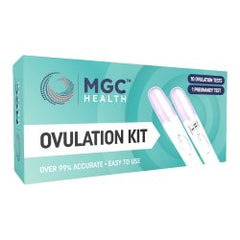 Reproductive Health Test Kit MGC Health™ hCG Pregnancy Test / LH Ovulation Predictor 10 Tests CLIA Waived KIT OF 1 MK-1239244