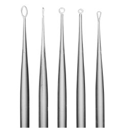 Ear Curette Kit with Non-Rechargeable Light ClearLook® Round Handle 2 to 4 mm Tip Sizes Assortment of 5 Tips Box of 50 MK-1240071