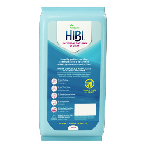 Personal Cleansing Wipe Hibi® Soft Pack Unscented 10 Count (10/BX 64BX/CS) MK-1240163