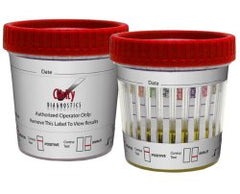 Drugs of Abuse Test Kit Clarity® AMP, BAR, BZO, COC, mAMP/MET, MDMA, OPI300, MTD, OXY, PCP, TCA 25 Tests CLIA Waived Box of 25 MK-1240484