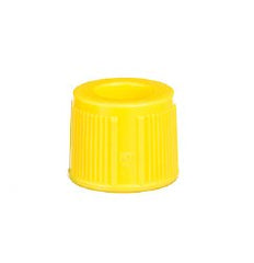 Tube Closure PET Snap Cap Yellow 13 mm For Recapping 13 mm Vacuette Tubes NonSterile CASE OF 5 MK-1241099