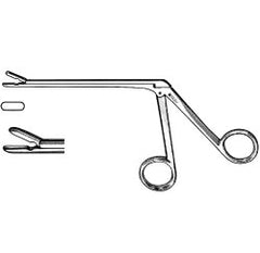 Nasal Forceps Sklar® Takahashi 7-1/2 Inch Length OR / Surgical Grade German Stainless Steel NonSterile NonLocking Finger Ring Handle Straight 3 X 10 mm Oval Bite EACH MK-1241176