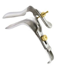 Vaginal Speculum Euro-Med® Weisman-Graves NonSterile Surgical Grade Stainless Steel Large Left Side Open Reusable Without Light Source Capability Each MK-1241382
