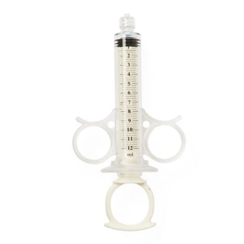 Control Syringe Medline High-Pressure 12 mL Luer Lock Tip Without Safety  TR/FR ROTATING ML ADPT W/RES 12ML (10/BX MK-1241573