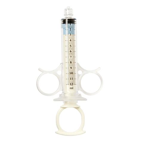Control Syringe Medline High-Pressure 12 mL Luer Lock Tip Without Safety TR/FR FIXED MALE LL W/O RES 12ML (10/BX) MK-1241579