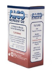 Drugs of Abuse Test Kit Alco-Screen 02® Alcohol Screen 24 Tests CLIA Waived BOX OF 24 MK-1242069