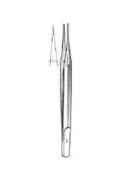 Tying Forceps Sklar® 4-3/4 Inch Length OR / Surgical Grade German Stainless Steel / Diamond Coated Jaws NonSterile NonLocking Thumb Handle Straight Sharp Smooth Tips EACH MK-1242670