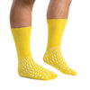 Risk Management Slipper Socks Care-Steps® Unisex Adult 2X-Large Double Tread Single Patient Use Yellow MK-1243381