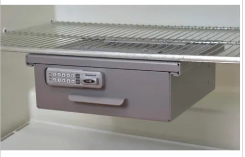 Alarm / Key / Lock / Lock Box Omnimed Refrigerator Storage Lock Box  ALUM W/ELOCK MED MK-1243393