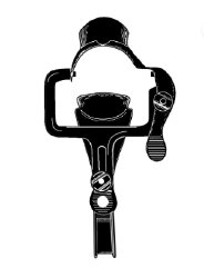 Laser Surgery Vaginal Speculum Sklar Black™ Graves NonSterile OR Grade Coated Stainless Steel Large Double Blade Duckbill with DSE Loop Reusable Without Light Source Capability Each MK-1243818