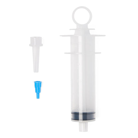 Irrigation Syringe Medline 70 mL Catheter Tip / Luer Adapter Tip Without Safety  IRR TOMMEY STR 70CC (50/CS) MK-1243821