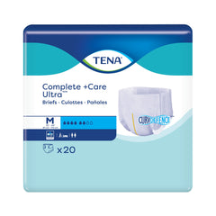 Incontinence Brief TENA Complete + Care Ultra™ Adult Medium Unisex Disposable Moderate Absorbency MED (20/PK, 4PK/CS) MK-1243824
