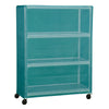 Cart Cover IPU Teal Mesh 45 W X 55-1/4 H X 20 D Inch Hook-and-Loop Closure MK-1244817