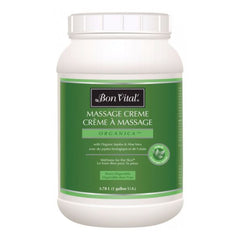 Massage Treatment Bon Vital' Organica 1 gal. Jar Unscented Cream MK-1244894