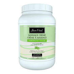 Massage Treatment Bon Vital' Therapeutic Touch 1 gal. Bottle Unscented Cream MK-1244905