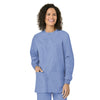 Warm-Up Jacket Fashion Seal Ceil Blue 4X-Large Hip Length 45% Polyester / 55% Cotton Reusable MK-1245045