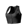 Post-Surgical Bra Larissa 36 to 38 Inch Chest Large Black Front Hook and Loop Closure Drain Tabs MK-1245492