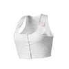 Post-Surgical Bra Serena 30 to 32 Inch Chest Small White Front Hook and Loop Closure Internal Pockets  MK-1245498