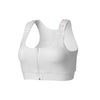 Post-Surgical Bra Shirl 30 to 32 Inch Chest Small White Front Zipper / Snap Closure Racerback MK-1245514