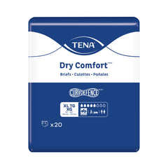 Incontinence Brief TENA Dry Comfort™ Adult X-Large Unisex Disposable Moderate Absorbency (20/PK 4PK/CS) MK-1245726