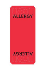 Color Coded Wrap Ident-Alert® Wrap Around Alert Adhesive Allergy ALLERGY RED(250/BX) MK-1246673