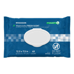 Personal Cleansing Wipe McKesson Soft Pack Scented 48 Count W/DSPN LID (48/PK 12PK/CS) MK-1246809